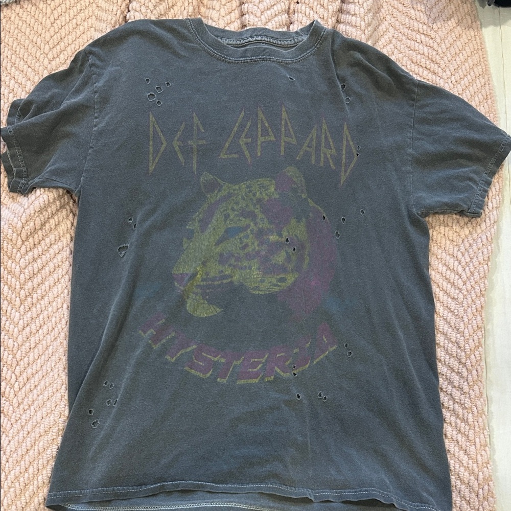 Target Gray Def Leppard Graphic Tee